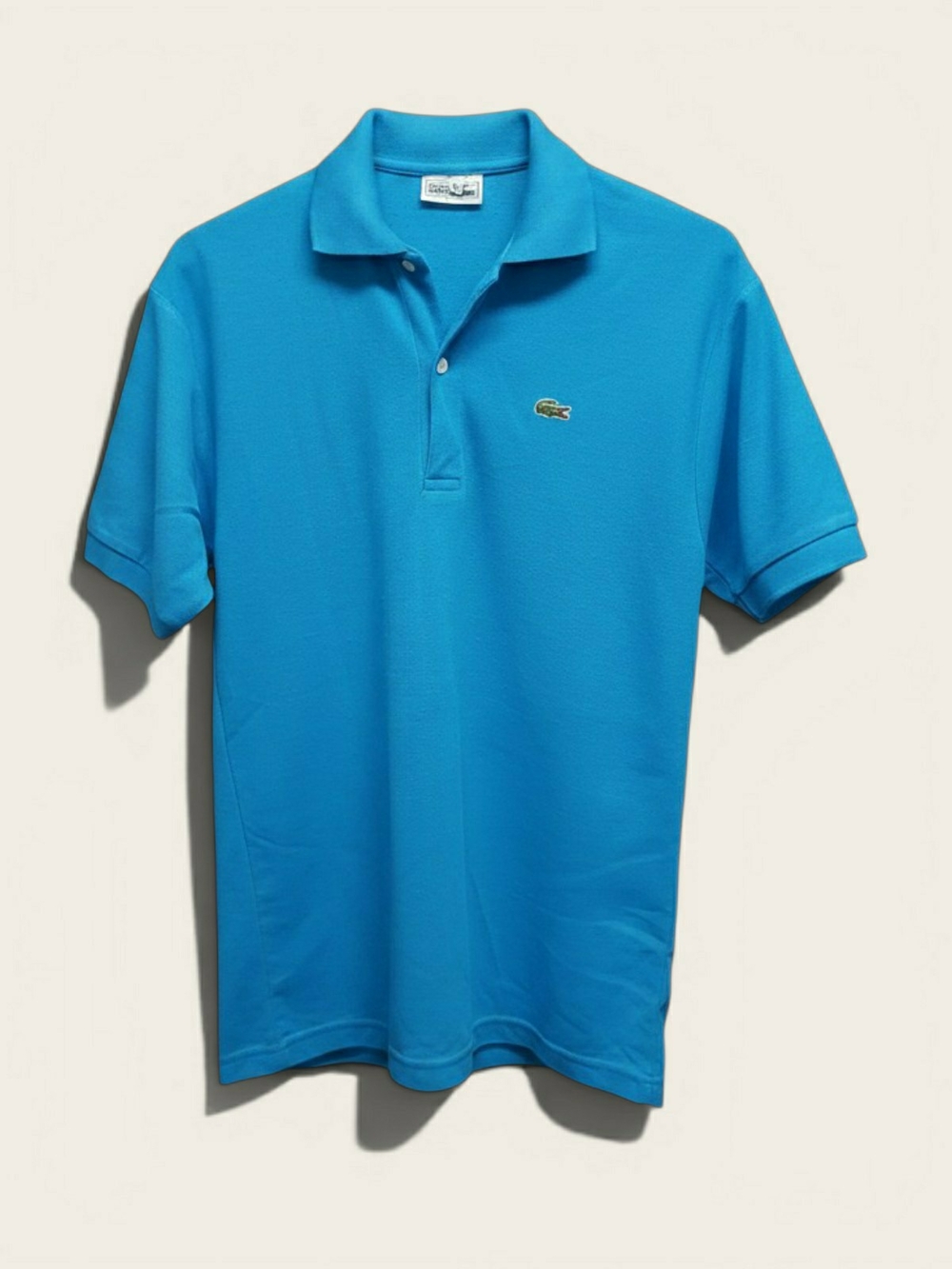Vintage Chemise Lacoste Men’s XL Blue Cotton Pique Polo Shirt